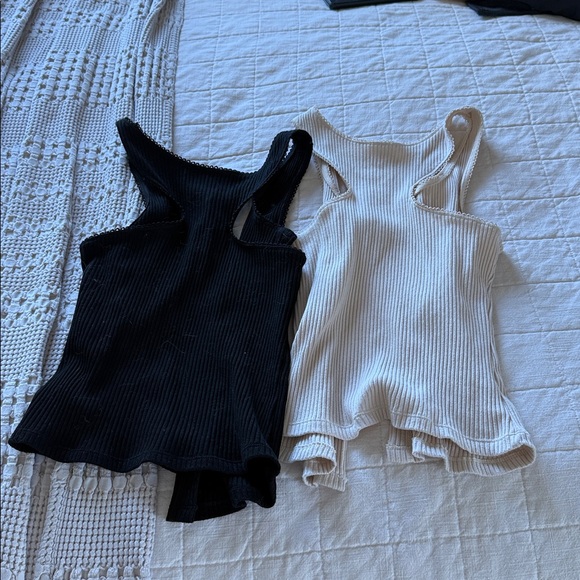 Free People Intimately Button Down Racerback Tank Bundle - Picture 3 of 3
